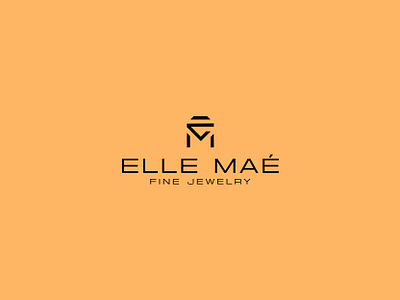 ELLE MAÉ Fine Jewelry - LOGO DESIGN 3d animation branding custom design fashion graphic design graphics illustration jewelry logo luxury motion graphics ui ux vector
