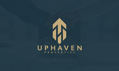 UpHaven Properties Brand Identity Design minimallogo modernlogo propertybrandidentity propertybranding realestatelogodesign realtorlogodesign