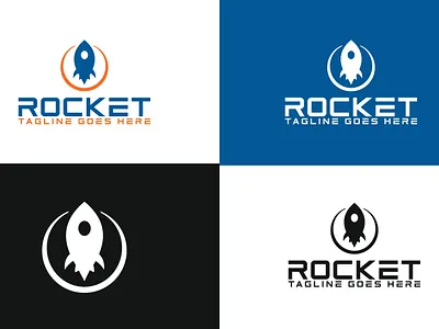 Rocket Logo Design finance logo logo logo design
