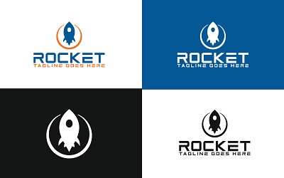 Rocket Logo Design finance logo logo logo design