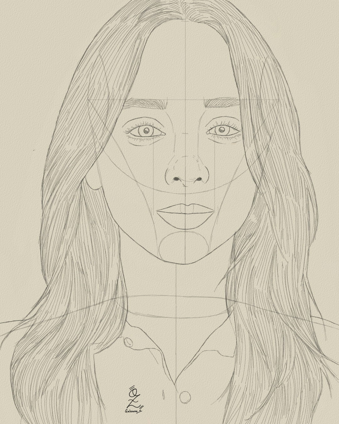 Anna Loren Drawing Sketch Study by Oz Galeano actress anna lore art arte boceto celebrity design dibujo drawing fanart illustration ozgaleano portrait retrato sketch