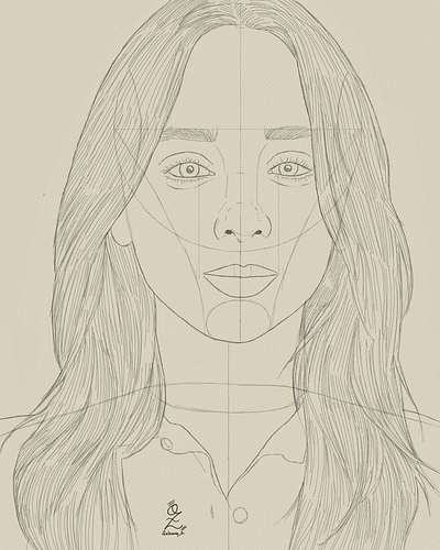 Anna Loren Drawing Sketch Study by Oz Galeano actress anna lore art arte boceto celebrity design dibujo drawing fanart illustration ozgaleano portrait retrato sketch