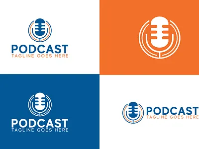 Podcast Logo Design logo podcast logo