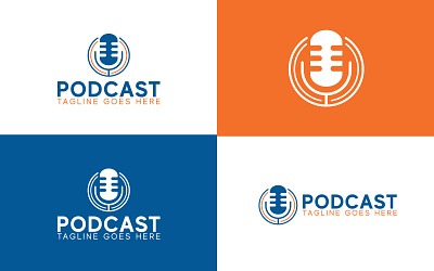 Podcast Logo Design logo podcast logo