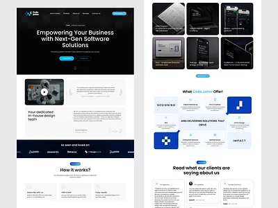 Code Jotter — Build • Launch • Scale 🚀 animation ready