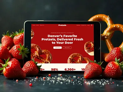 Product Page That Drives Appetite & Sales creativedirection design ui ux ux research webdesign