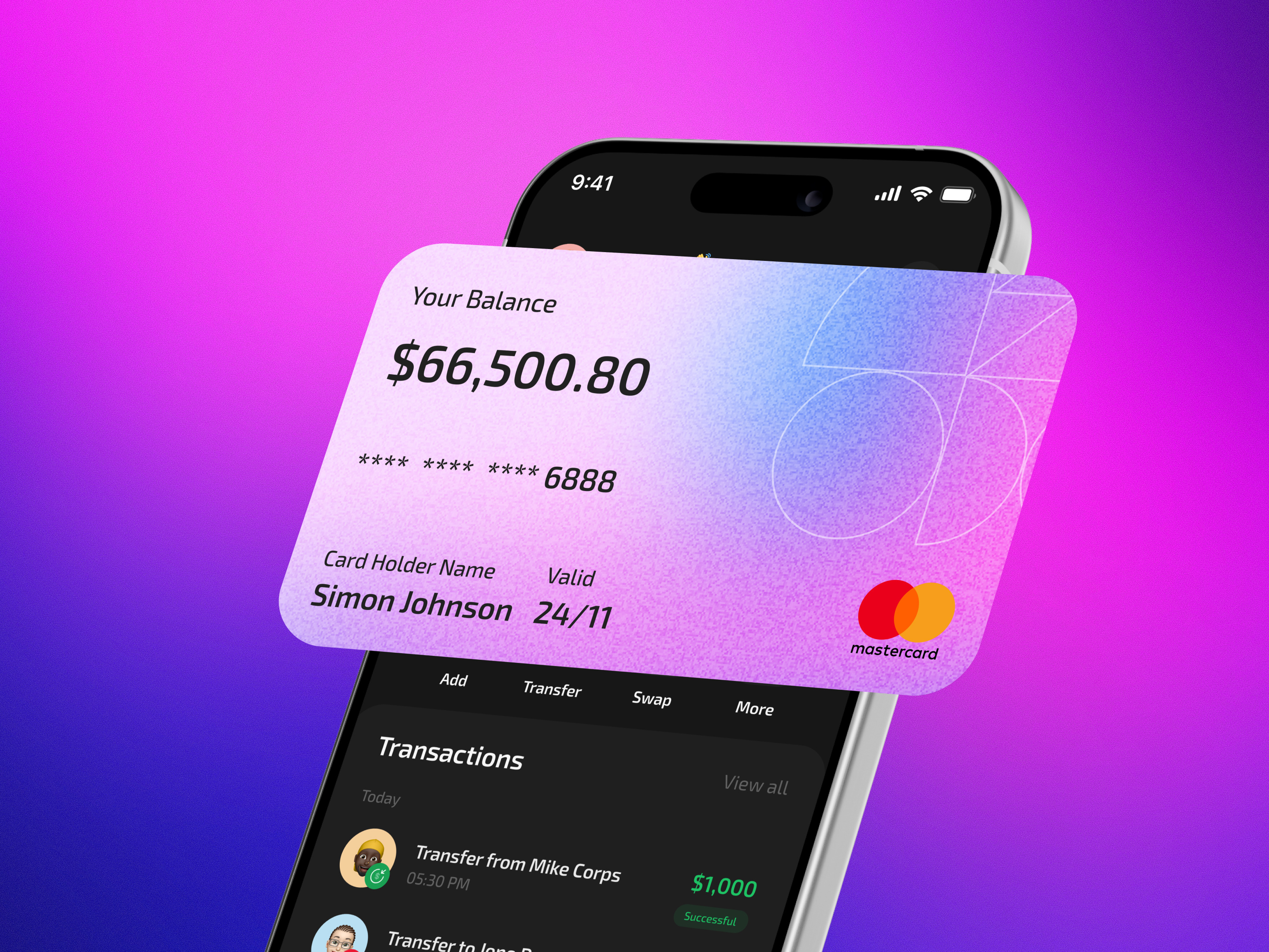 Modern Fintech E-Wallet App – Secure, Sleek & Insightful appdesign cleanui designinspiration mobileapp mobileui productdesign ui uiux userexperience