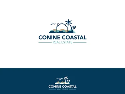 CONINE COASTAL LOGO And Brand Identity brand guideline brand identity branding graphic design logo logo concepts logo design typography vector
