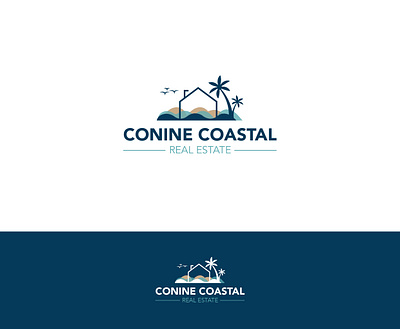 CONINE COASTAL LOGO And Brand Identity brand guideline brand identity branding graphic design logo logo concepts logo design typography vector