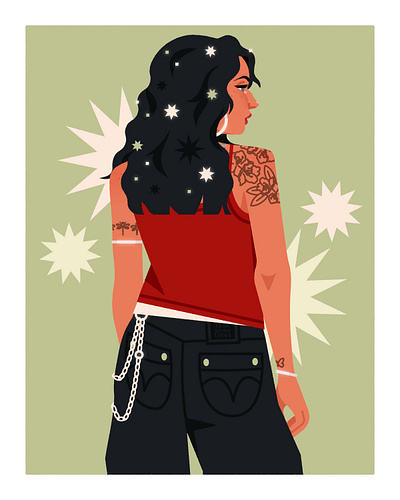 Weekend Profile digital art digital illustration illustration vector vector illustration