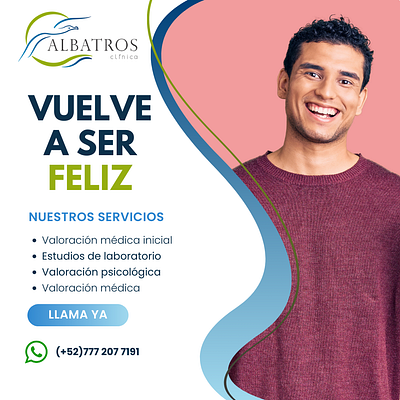 Addiction Therapy Center FB post branding community manager design facebook graphic design social media