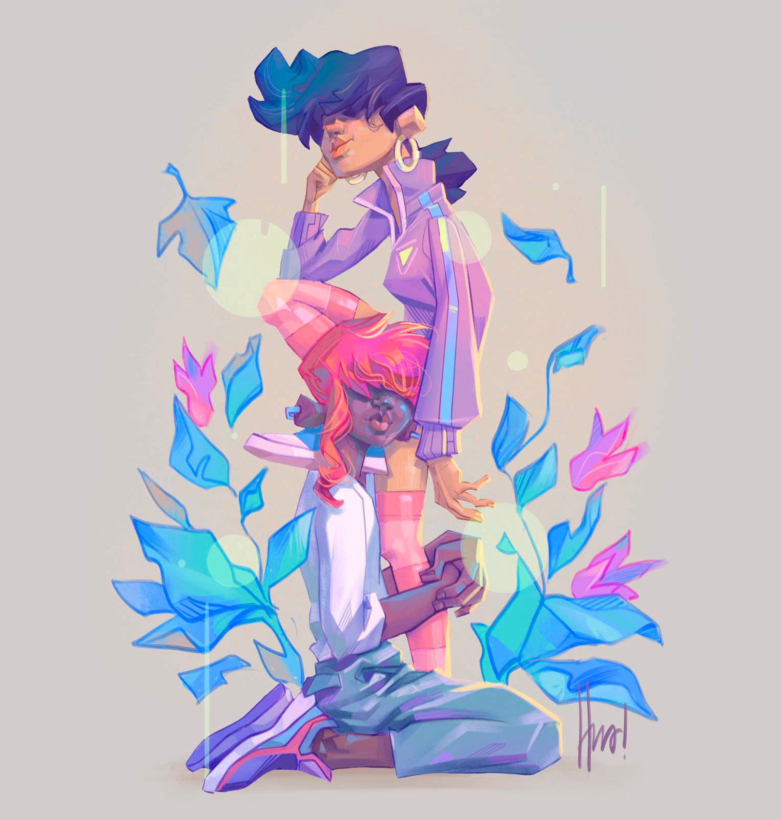 Another Story cool flow generation alpha hug illus illustration lifestyle pastels teens we