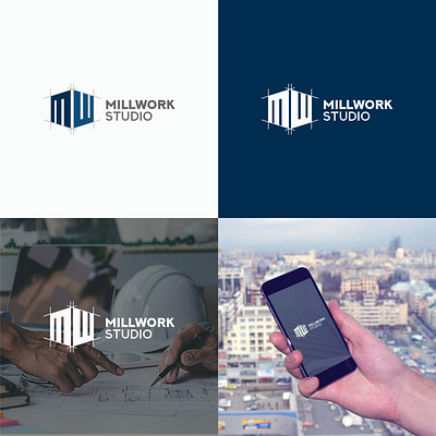 MILLWORK Studios Well thought off Logo Design brand guideline brand identity branding graphic design illustrator logo logo concepts logo design logo idea