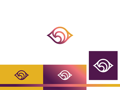 Eye Wave logo branding design eye graphic design icon logo vector wave