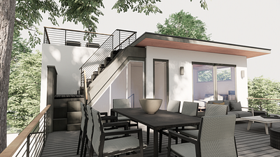 Eva Roof Deck rendering