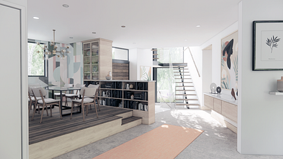 Mandeville Stair rendering