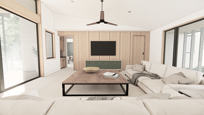 Granite Shoals Living Room rendering