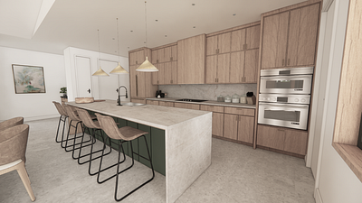 Granite Shoals Kitchen rendering