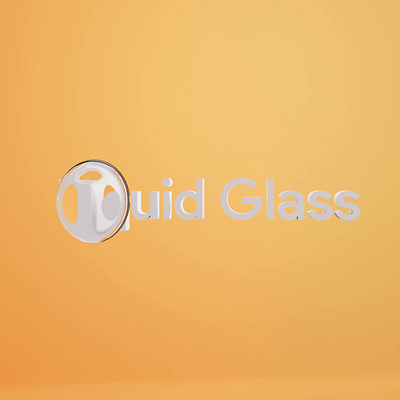 Liquid Glass 3d animation glass graphic design motion graphics ui