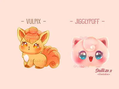 Fanart Pokemon Art by sailizv adorable adorable lovely artwork concept creative cute art design digitalart illustration
