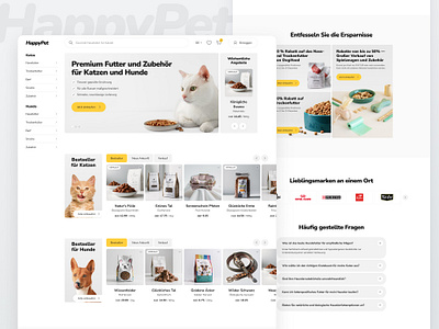 Clean and Friendly E-commerce UI for Pet Products app branding design figma ui ux webdesign