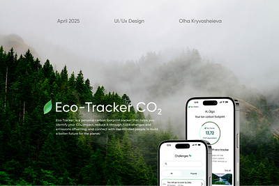 Eco-Tracker CO2 app co2 design eco ecotracker ui ui design ui ux design userflow ux ux design web design