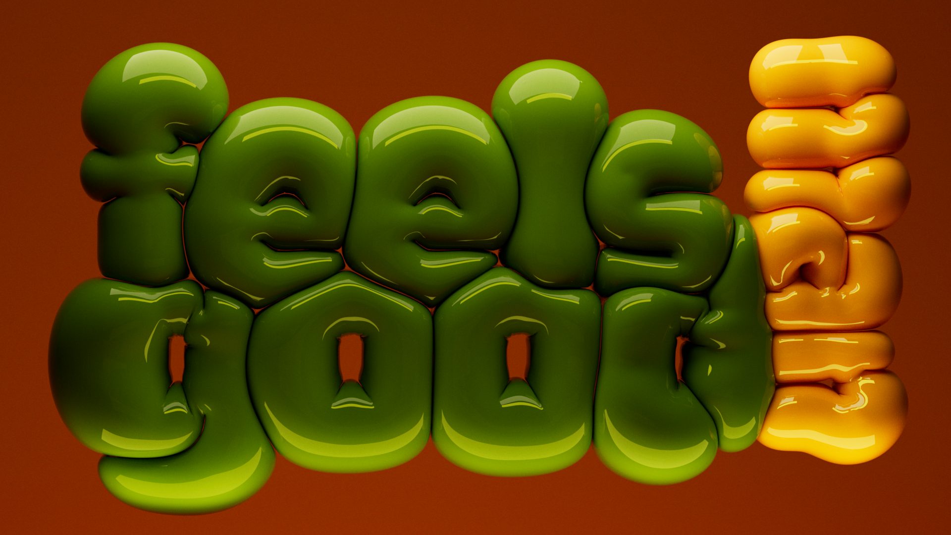 Feels good man 3d animation cinema4d motion graphics