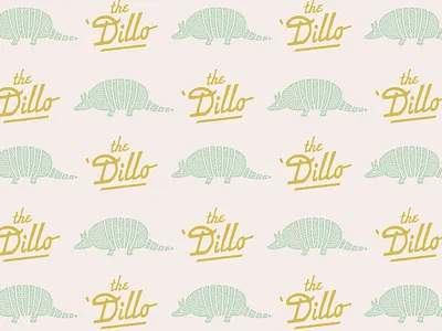 Neon Armadillo - Wimberley, TX armadillo bbq branding hill country logo neon print seamless tex mex texas wallpaper wimberley