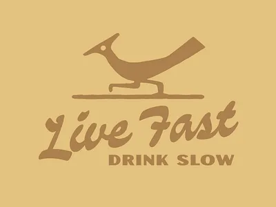 Road-runnin' apparel branding graphic design hill country logo merch roadrunner texas