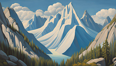 Immutable Icefields art brand calgary artist creative direction design hike identity illustration landscape rawlyk rawlyk art rawlyk creative rawlyk design rawlyk development rawlyk illustraton rawlyk landscape rawlyk vision rich rawlyk thewayfindercompany