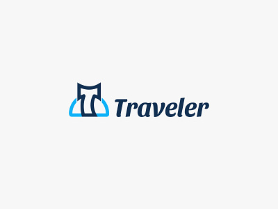 Minimalist, Modern T letter Traveler logo design concepts. app icon brand brand identity branding letter logo logo minimal logo popular logo print t letter logo tour logo tourism logo travel agency travel agency logo travel logo