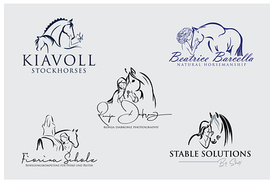 Equine, Equestrian, Horse Logo Designs branding graphic design logo