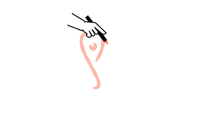 Duck Doodle Animation after effects animation branding character doodle draw drawn duck editorial fingers hand illustration line motion pen pose scribble texture