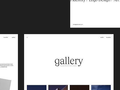 Portfolio — Gallery design graphic design logo typography ui vector web design website