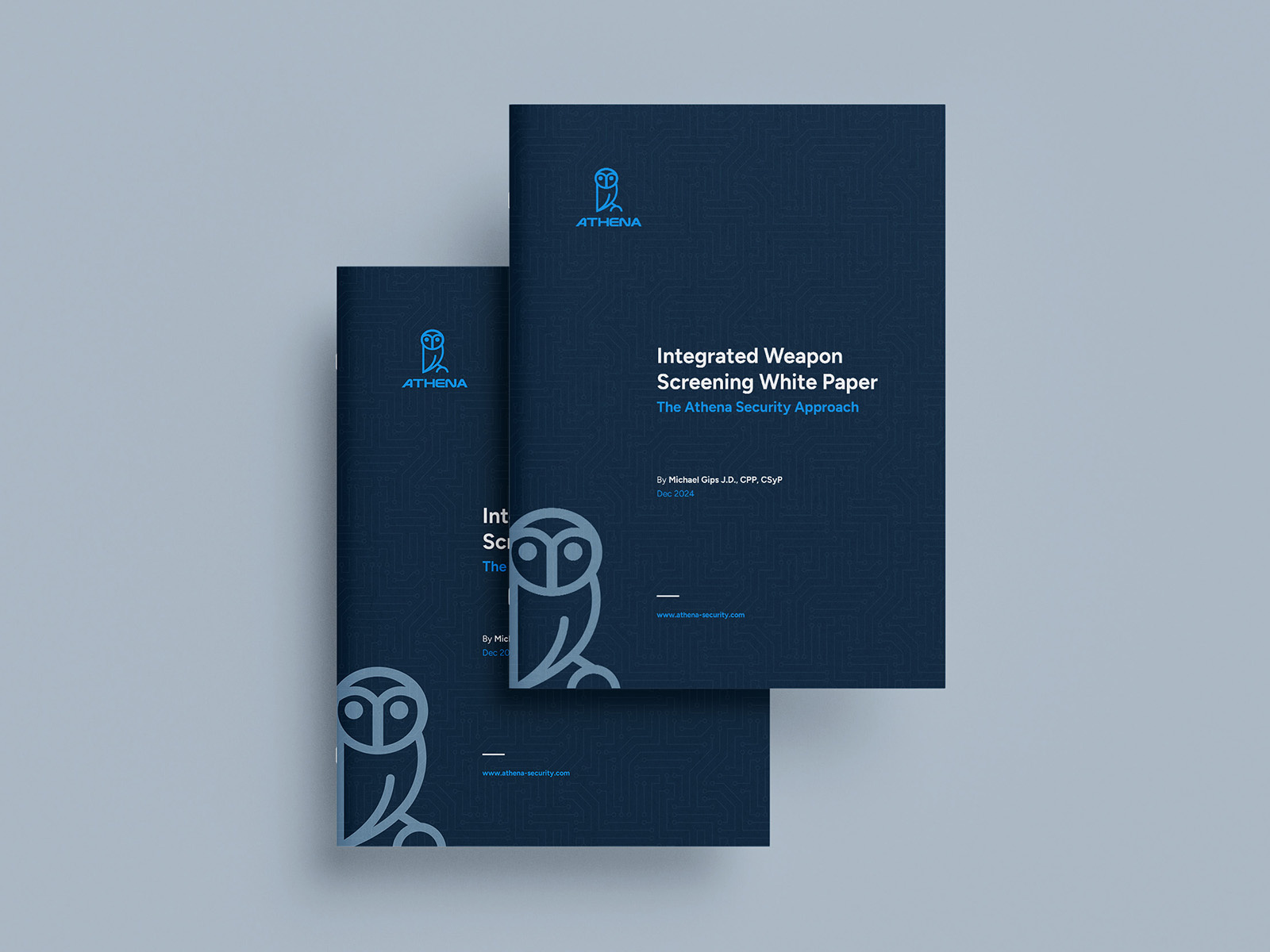 White Paper Design | Integrated Security System adobe indesign agenda document cyber security document design graphic design integrated security internal security system marketing document print design screening system tech white paper technology document weapon screening system white paper design