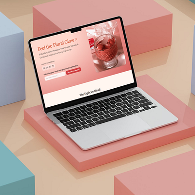 Crafting a High-converting landing page for a cosmetic brand ai branding design graphic design product design ui ux