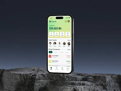 Fintech Mobile App - UI Design app design fintech mobileapp productdesign software
