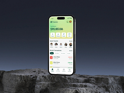 Fintech Mobile App - UI Design app design fintech mobileapp productdesign software