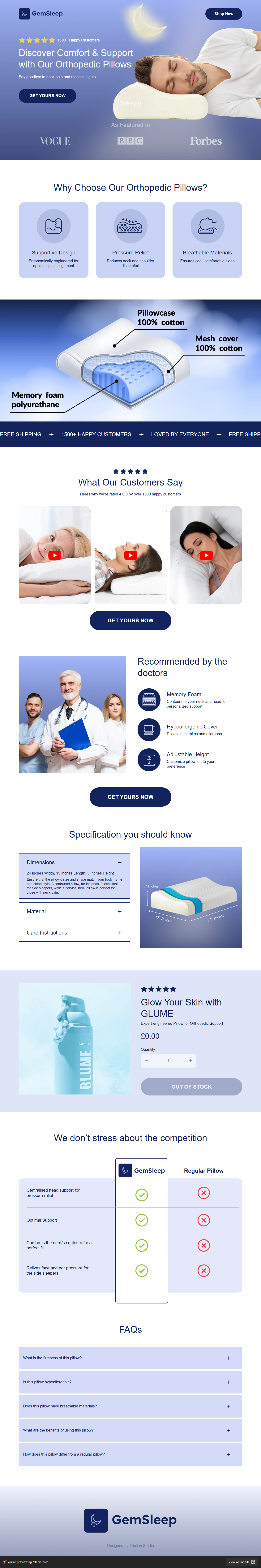 Gempages product landing page gempages landing page pagefly replo shopify shopify developer shopify landing page