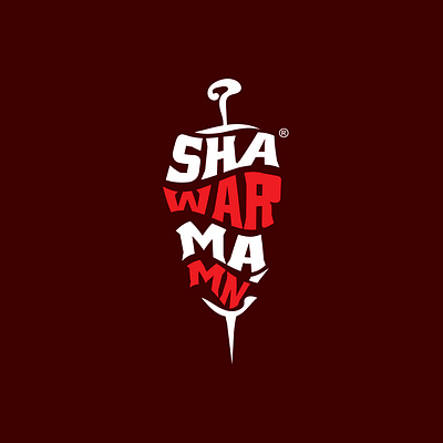 Creative Shawarma logo branding creative design creative logo design graphic design logo logo design shawarma logo