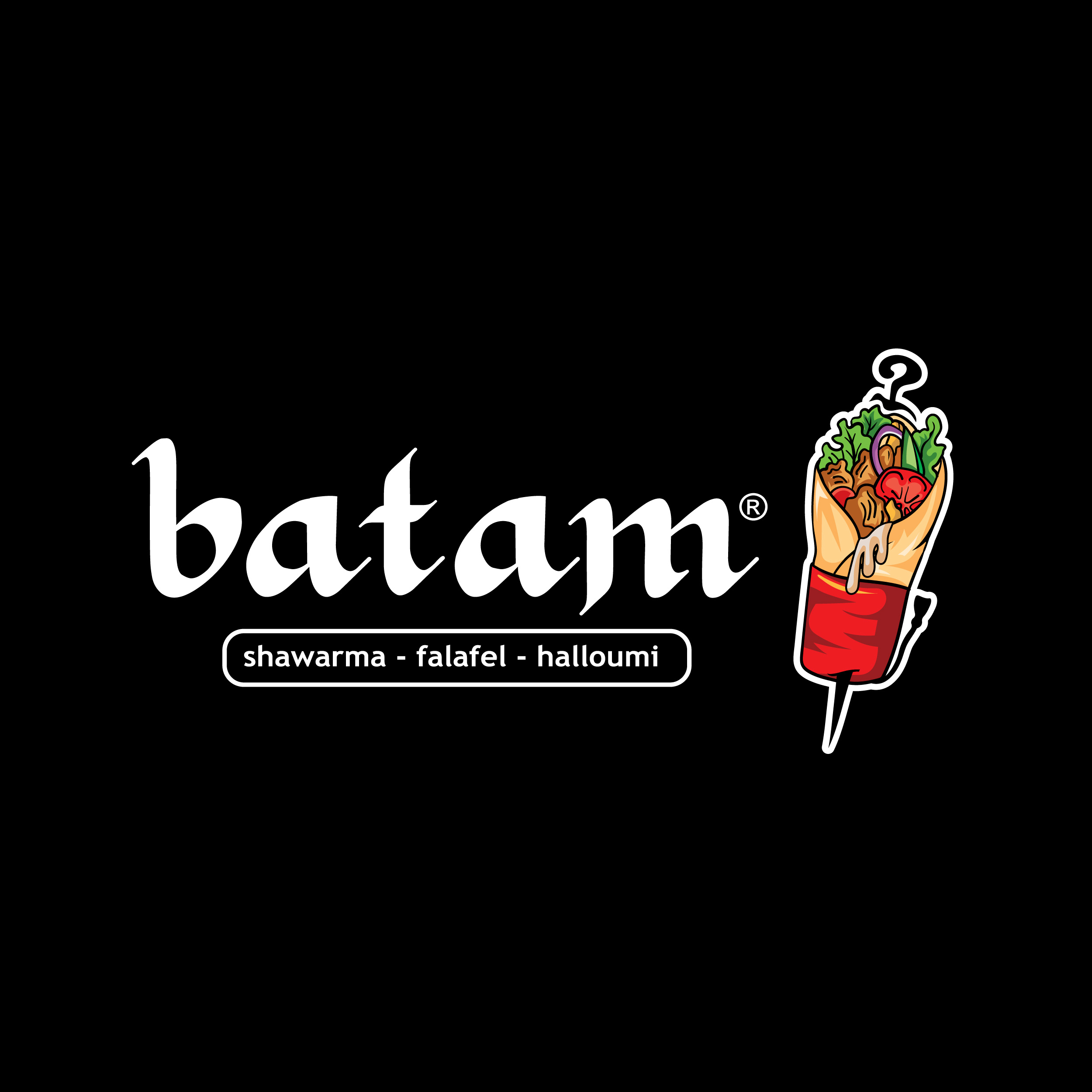 Batam logo brand identity branding creative design creative logo design graphic design logo logo design shawarma logo