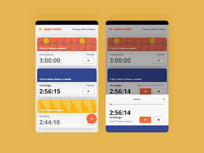 Habit hero - Upbeat dailygoals