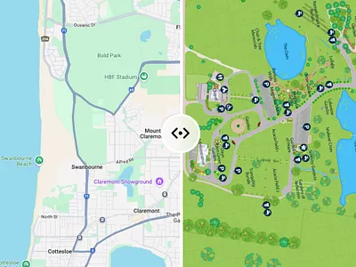 Before and after area map custom map gis design map design maps venue map