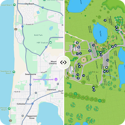 Before and after area map custom map gis design map design maps venue map