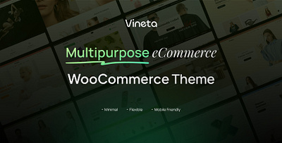 Vineta - Multipurpose WooCommerce WordPress Theme responsive design web development webdesign wordpress theme