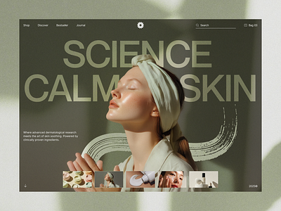 Pure - Skincare Website (Hero) care clean cosmetic ecommerce ecommerce landing page ecommerce website health homepage skin skincare skincare landing page skincare website uiux web web design website website design