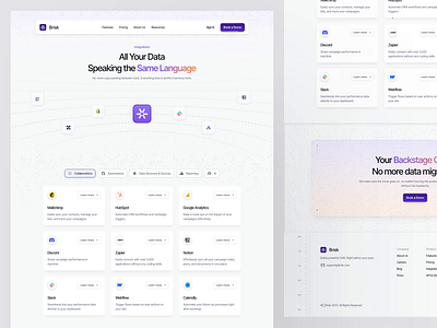 Brisk - Integration brisk clean crm crm dashboard dashboard dashboard design design graphic design integration integration overview integration page integration page design minimalist motion graphics ui uidesign uiuxdesign ux uxdesign uxerflow