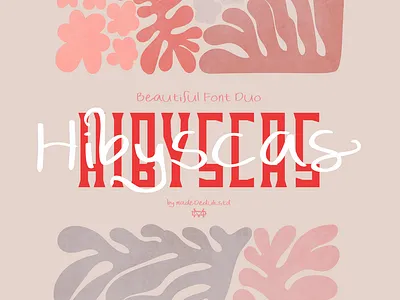 Hibyscas Font Duo christmas coffee fashion feminine font duo fontduo food and drink future handwritten headline invitation ligature logotype minimalist opentype serif sport typography valentine wedding