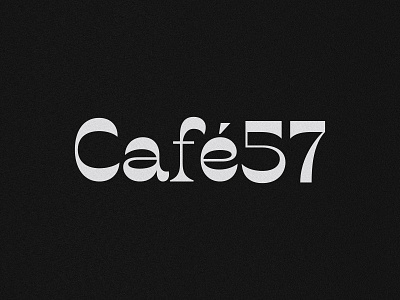 Café57 — Wordmark Logo brandlogo brandmark creativelogo customlogo logoart logobranding logobuilder logocreation logodesign logodesigner logofolio logoinspiration logomaker logomark logomockup logoprocess logorevamp logotype minimalogo modernlogo
