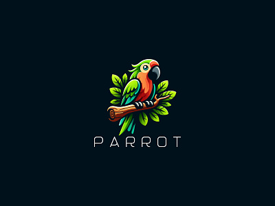 Parrot Logo animal animal logo austin smith bird bird logo birds brand branding logo logo design logo type logos macow logo macow parrot parrot parrot bird parrot logo top parrot logo